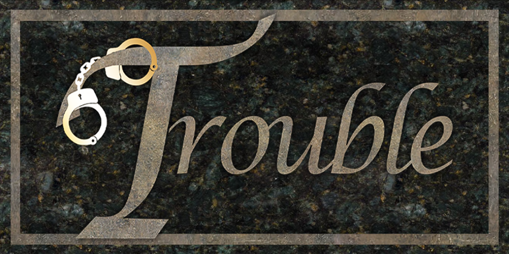 Trouble logo